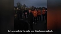 Rooney makes emotional speech to Derby fans after relegation