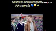 Ukrayna Devlet Başkanı Volodimir Zelenski'nin  Gangnam Style videosu viral oldu