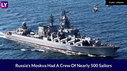 Moskva Sinking: Video Purportedly Of Russian Ship On Fire On Social Media