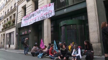 Paris: un bâtiment inoccupé investi par des sans-papiers
