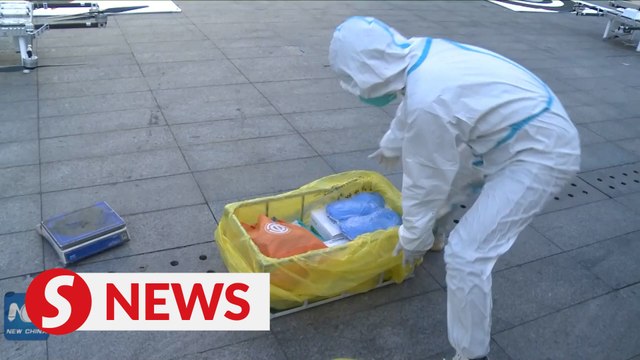 Drones help deliver Covid-19 medicine, anti-virus supplies to Shanghai residents