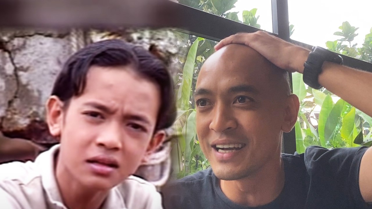 Dah lama botak! Tomok rasa macam nak ada rambut buat style belah tengah macam dulu