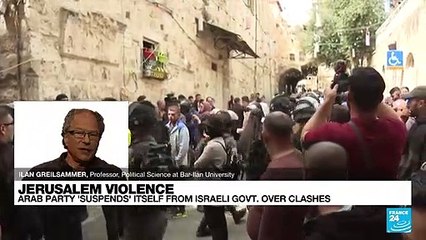 Israel hits Gaza after rocket attack as Jerusalem tensions spike