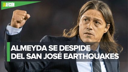 Matías Almeyda deja al San José Earthquakes; se va sin ganar y con números negativos