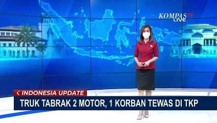 1 Orang Pengendara Motor Tewas di Tempat Akibat Kecelakaan yang Melibatkan Truk Pasir