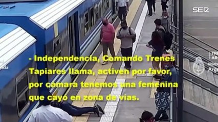 Une femme tombe sous un métro après s'être évanouie et survit miraculeusement (Buenos Aires)