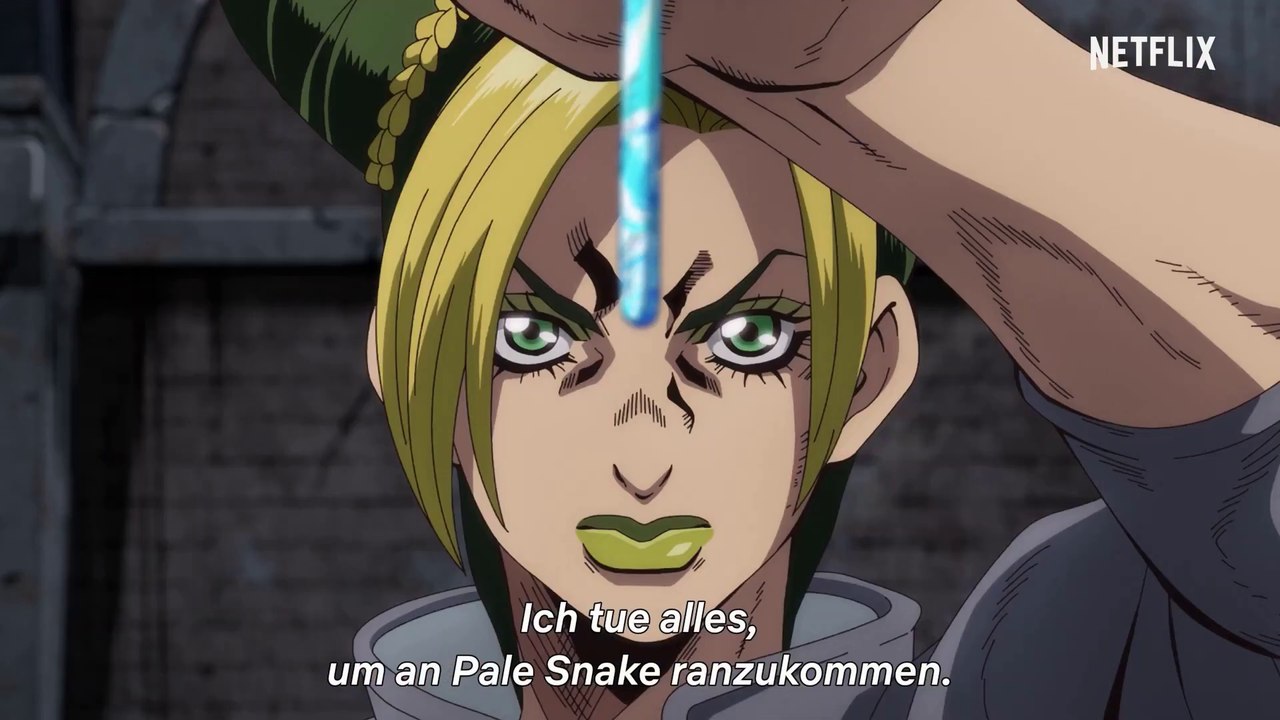JoJo’s Bizarre Adventure: Stone Ocean Trailer Deutsch German (2022)