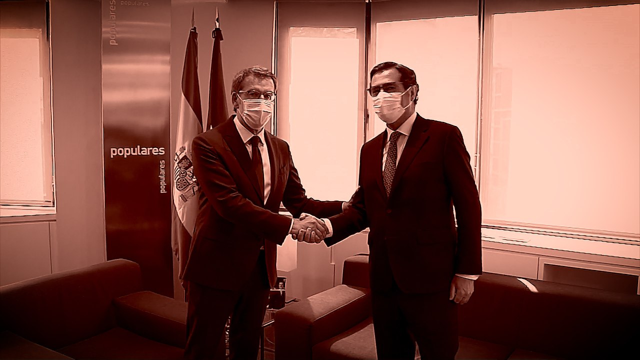 Feijóo se reune con Garamendi
