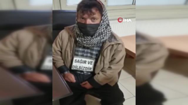 'Sağır ve dilsiz' dilenci yakalanınca dile geldi