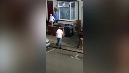 Footage shows street brawl erupt on Birmingham election campaign trail