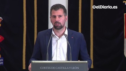 El PSOE ve un "acto partidista" de PP y Vox en la toma de posesión de Mañueco