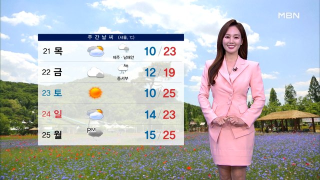 [종합뉴스 날씨]겹벚꽃 부르는 봄날씨…건조함 속 화재 위험↑