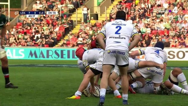 Leicester Tigers - Clermont 2022 Champions Cup. 8e de finale retour 2ème mi-temps