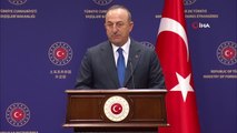 Dışişleri Bakanı Çavuşoğlu, Macar mevkidaşı ile ortak basın toplantısı düzenledi