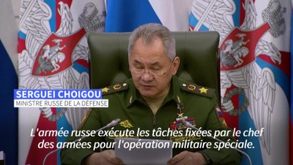 La Russie compte prendre l'Est de l'Ukraine (Sergueï Choïgou, le ministre de la Défense russe)