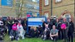 Watch the 'bunnies on bikes' ride drop off Easter eggs to Watford Hospital