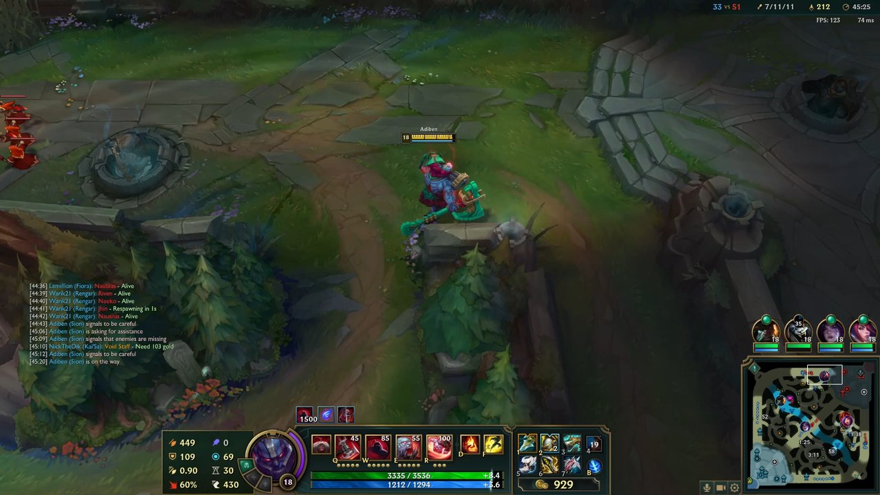 El bug del nexo entra en acción (League of Legends)