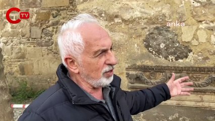 Sinop kalesi surlarında 2 bin 500 yıllık gırland ortaya çıktı