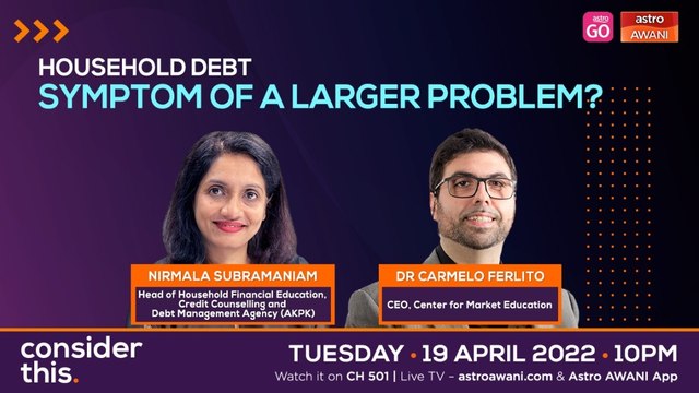 Consider This: Household Debt (Part 1) - Malaysia Highest In The Region