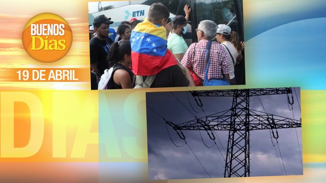 En Vivo | Noticias del Martes 19 de Abril - Buenos Días