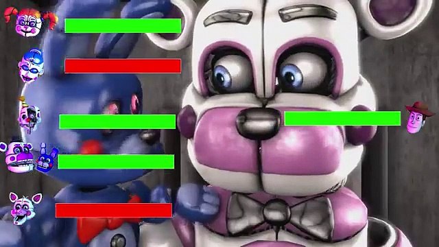 FNAF SFM TOY STORY 4 FORKY AND WOODY VS SISTER LOCATION ANIMATRONICS Toy Story 4 Animation WITH HEA