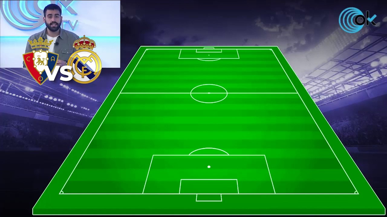 Posible alineación del Real Madrid vs Osasuna
