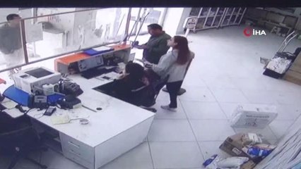 Doktor, kargo firması çalışanlarını darp etti