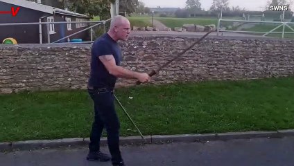 Man Jailed After Attacking Neighbors With a Samurai Sword