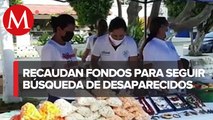 En Guerrero, familiares de desaparecidos realizan bazar para recaudar fondos para búsquedas