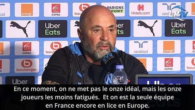 Sampaoli : On ne met pas le onze idéal, mais le onze des moins fatigués