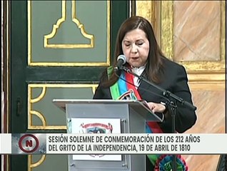 Alcaldesa de Caracas: Es necesario llevar la historia de la resistencia y de la lucha a las escuelas