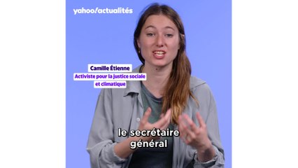 Camille Étienne : "Le dernier rapport du GIEC est un cri d’alarme. On se rapproche de la catastrophe climatique à toute allure"