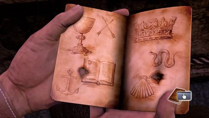 Uncharted Collection - Drake's Fortune: On The Trail of the Treasure: Symbols Puzzle Gameplay (Elena and Sully) PS4