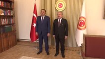 TBMM Başkanı Şentop, Kırgızistan İçişleri Bakanı Niyazbekov'u kabul etti