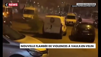 Nuit de violences à Vaulx-en-Velin, les policiers pris à partie