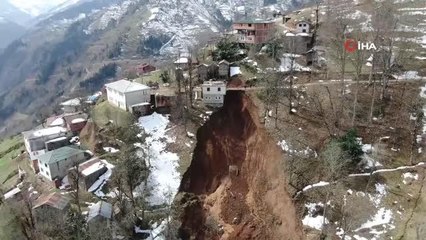 Havalar ısınıyor, karlar eriyor, Trabzon kayıyor: 30 ev boşaltıldı