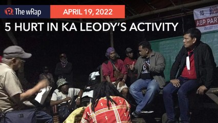 5 hurt as shots fired during Bukidnon activity of De Guzman