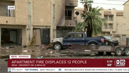 Fire rips through Mesa apartment complex