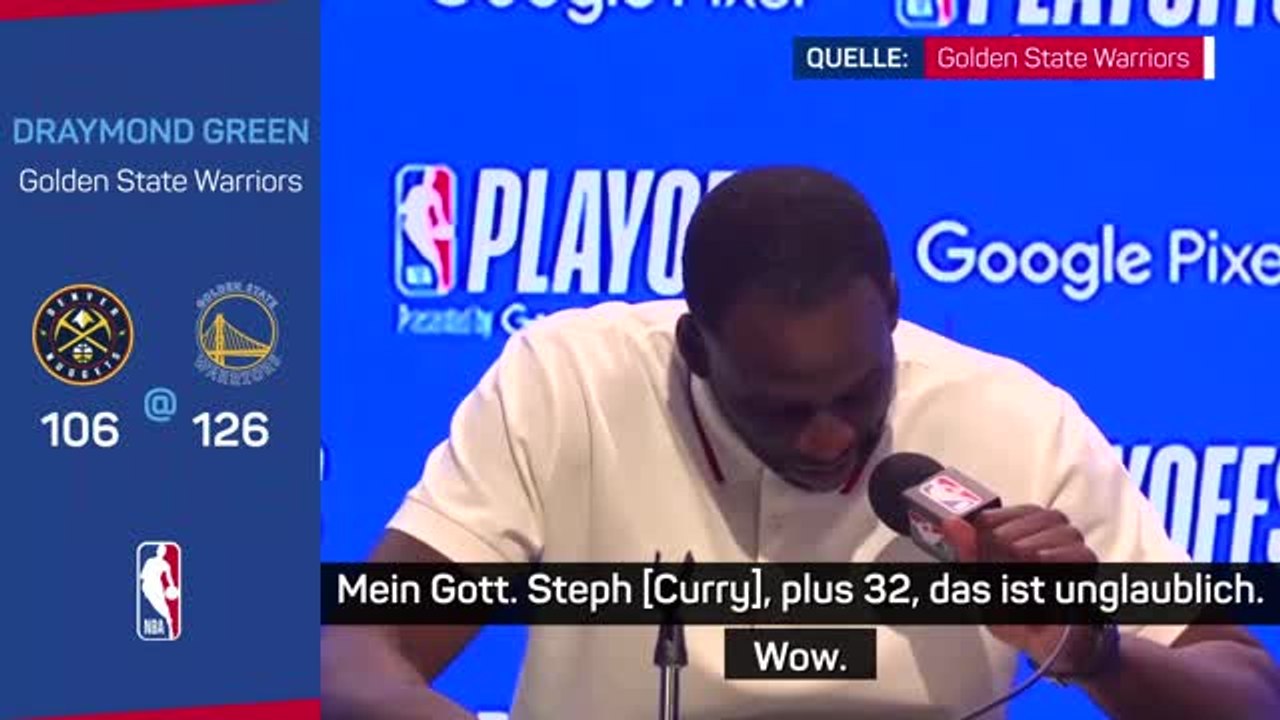 Green schockiert von Stephs 'unglaublicher' Leistung