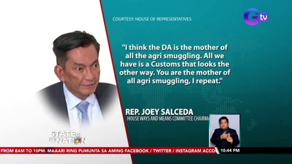 Rep. Salceda, tinawag na "Mother of all Agri Smuggling" ang Dept. of Agriculture | SONA