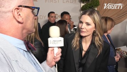 Michelle Pfeiffer on the Red Carpet at 'The First Lady' Premiere