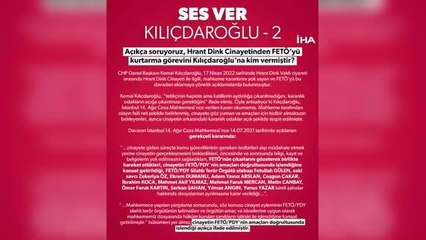 Bakan Soylu: "FETÖ'yü kurtarma görevini Kılıçdaroğlu'na kim vermiştir?"