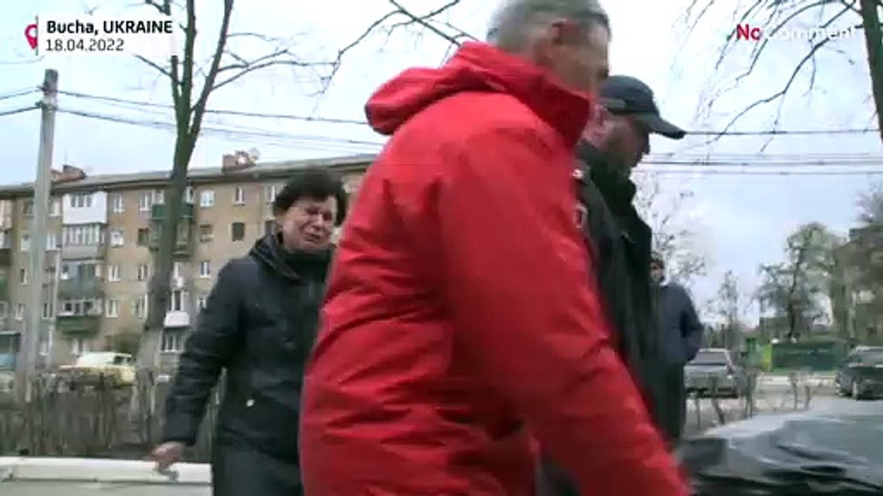 Identifizierung und Beerdigung der Opfer in Butscha