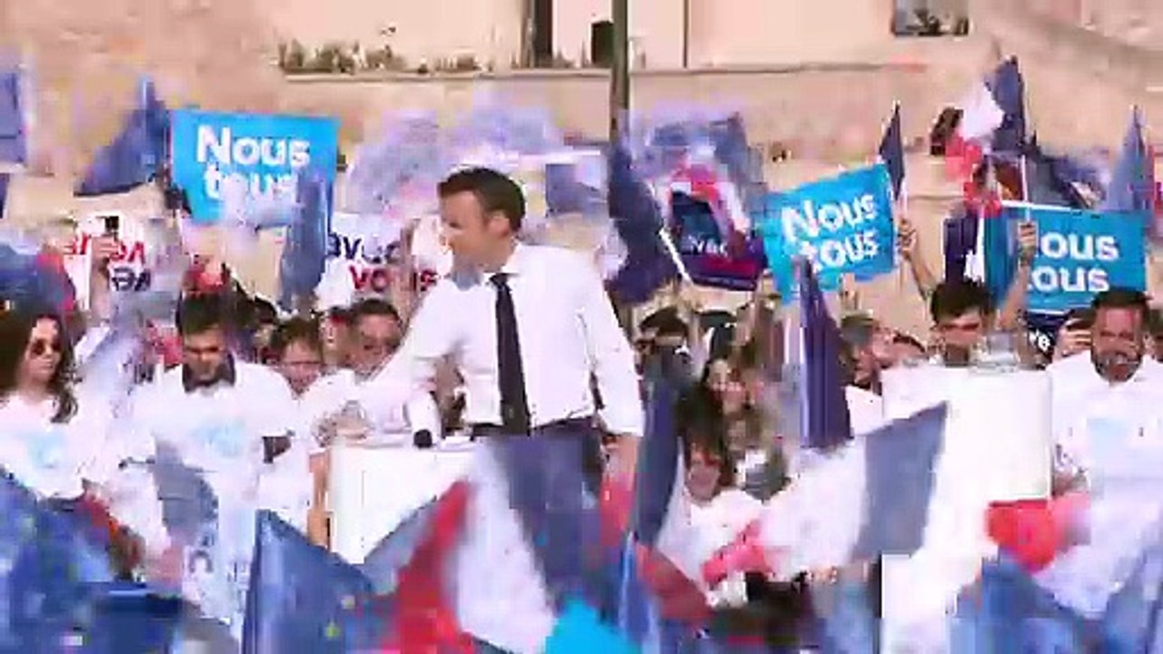 Agora conhecido pelo público, Macron busca reel...