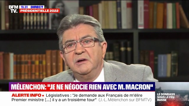 Jean-Luc Mélenchon: Je ne négocie rien avec monsieur Macron