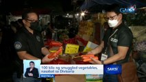 100 kilo ng smuggled vegetables, nasabat sa Divisoria | Saksi