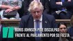 Boris Johnson se disculpa ante el Parlamento por la fiesta en Downing Street