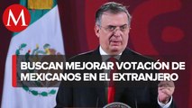 SRE alista plan para aumentar voto de mexicanos en el extranjero