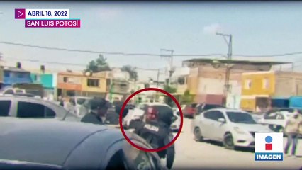 Policías rescatan a presunto asaltante de ser linchado en SLP