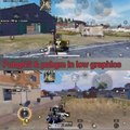 pubg newstate vs pubgm & bgmi low graphics  comparison side by side